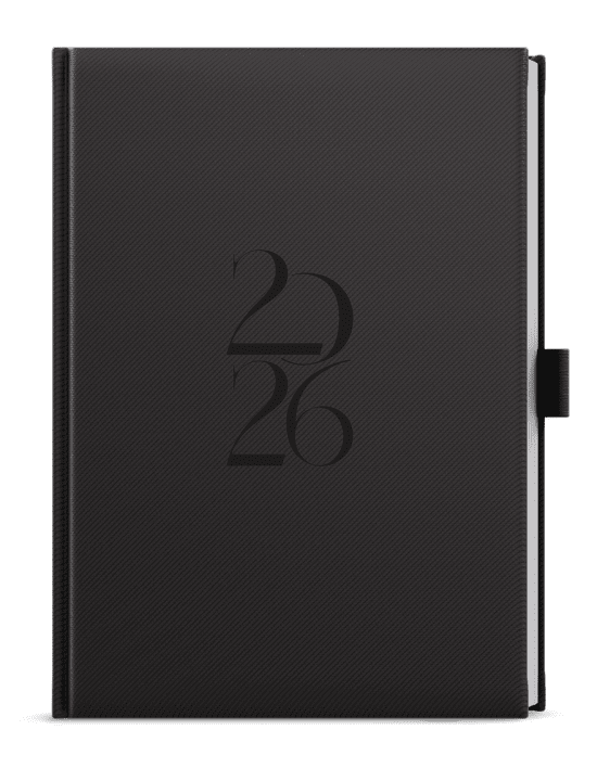Baloušek Denní diář David - Deny - A5 - černá - BDD19-2-26