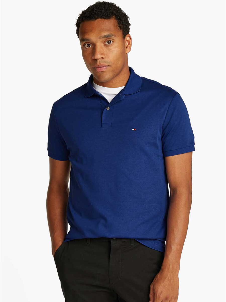 Tommy Hilfiger pánské modré polo triko - L (D03)