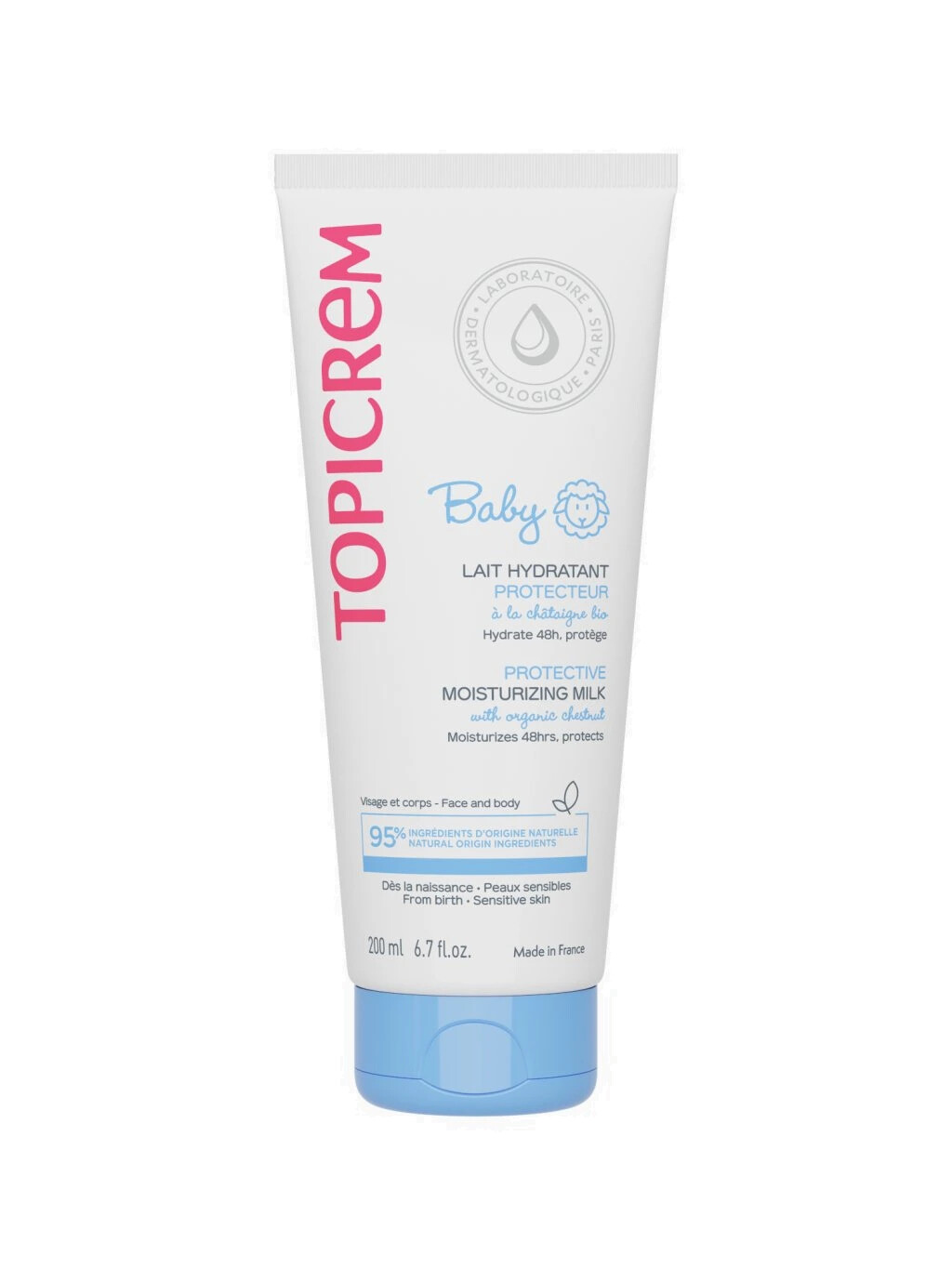 Topicrem Ochranné hydratační mléko Baby (Protective Moisturizing Milk) 200 ml