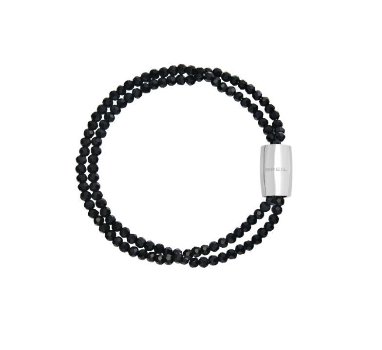 BREIL Dvojitý korálkový náramek s krystaly Magnetica System TJ3687