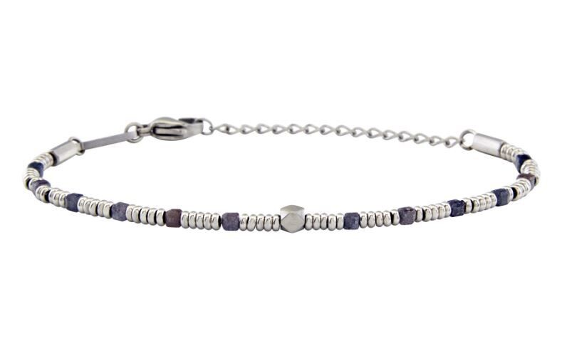 BREIL Korálkový náramek se safírem Priam TJ3648