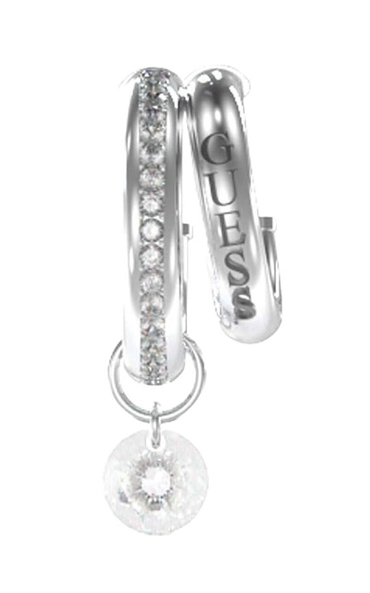 Guess Designová single náušnice Crazy Earrings JUBE03294JWRHT