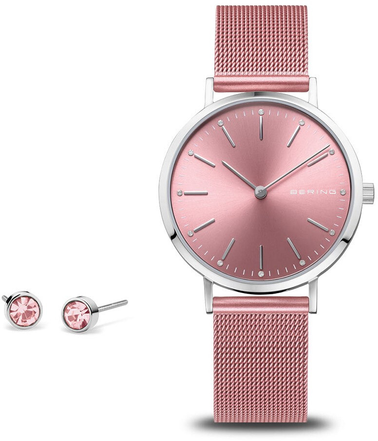 Bering Dárkový set Time is Life 14134-999-GWP + náušnice