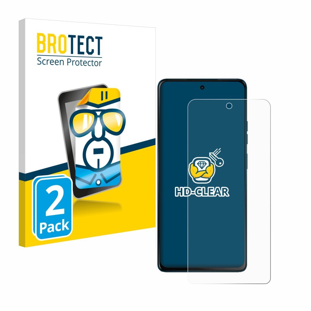 Ochranné fólie 2x BROTECT HD-Clear Screen Protector for Motorola Moto G75