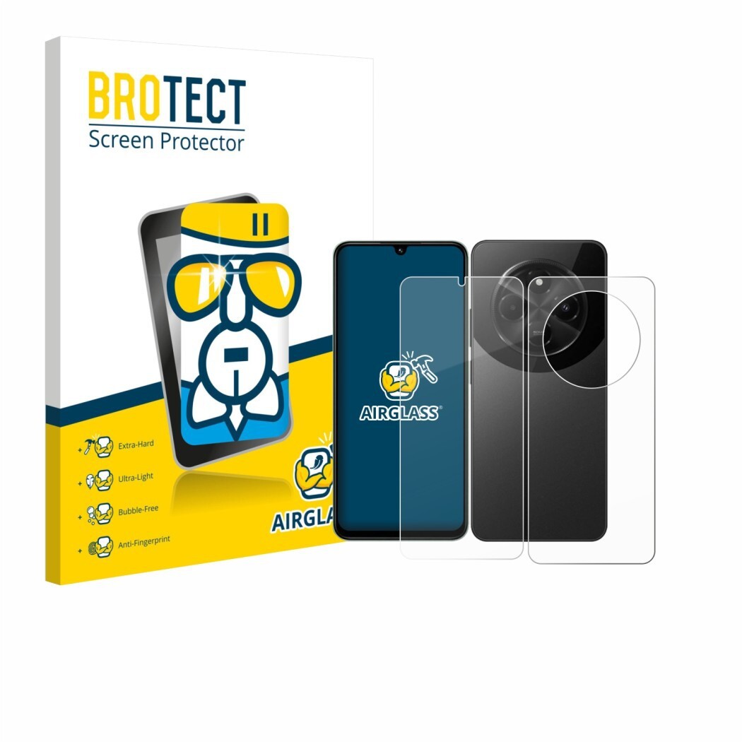 Ochranná fólie BROTECT AirGlass Glass Screen Protector for Xiaomi Poco C75 (Front+Back)