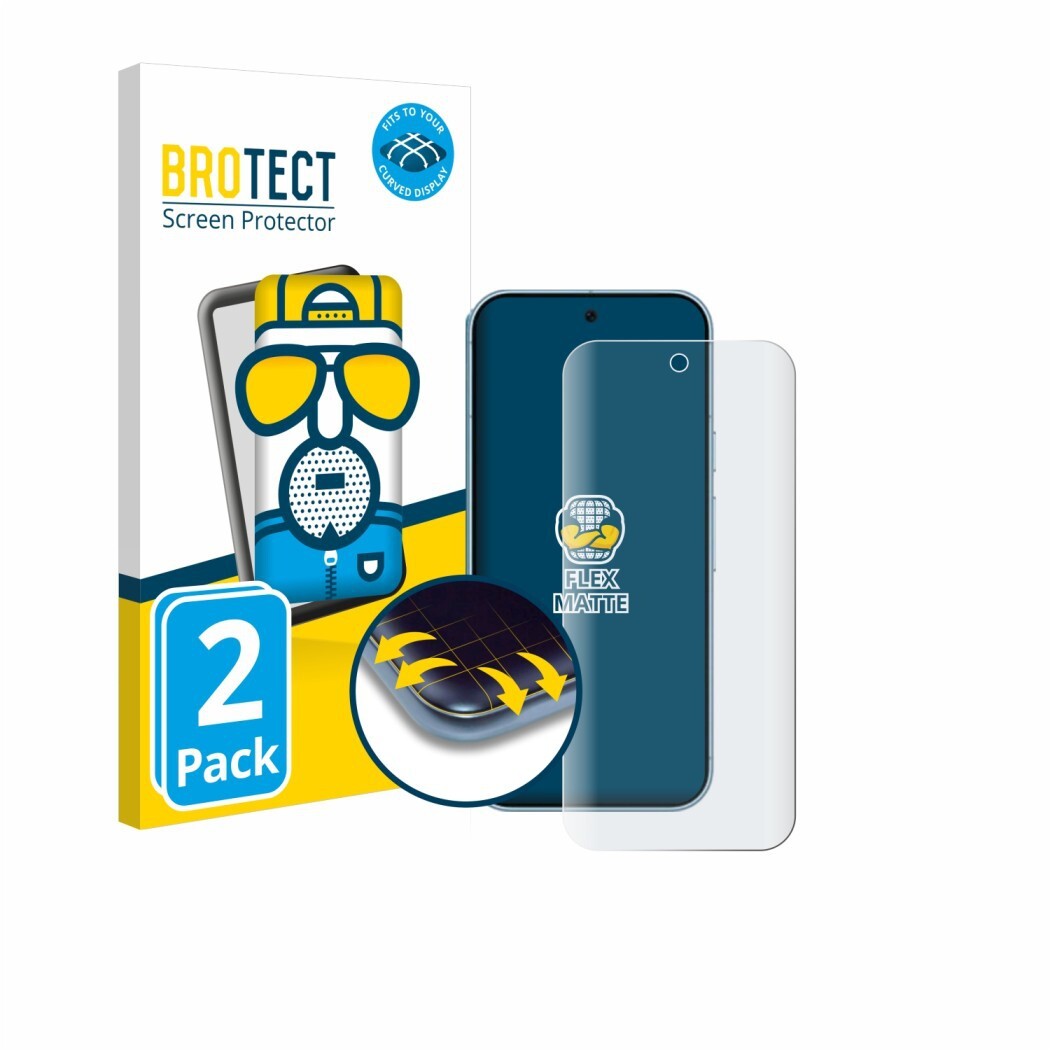 Ochranné fólie 2x BROTECT Flex Matte Full-Cover Screen Protector for Google Pixel 9
