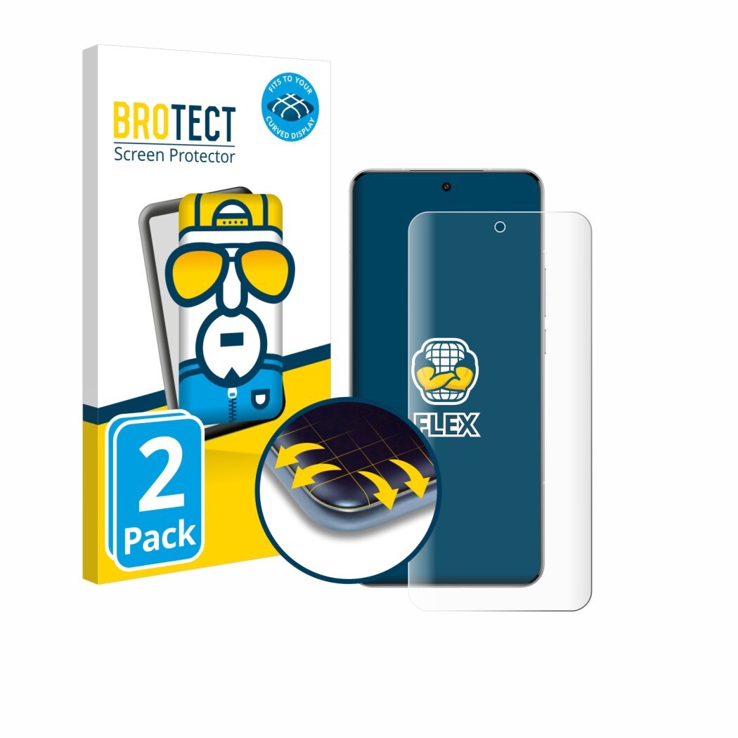 Ochranné fólie 2x BROTECT Flex Full-Cover Screen Protector for Xiaomi 15 Ultra