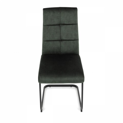 Jídelní židle zelený samet, černá pohupová podnož DCL-D1275 GRN4 Autronic