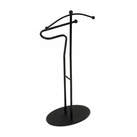 Němý sluha 110 cm, masiv, kov černý 83213 BK Autronic