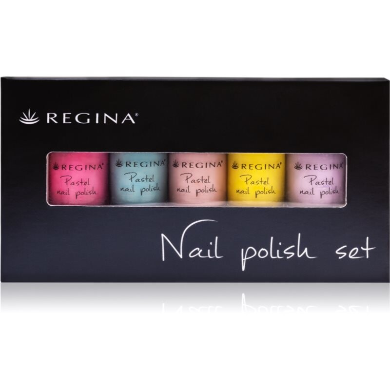 Regina Pastel sada laků na nehty více odstínů 113, 143, 57, 144, 145 5x4 ml