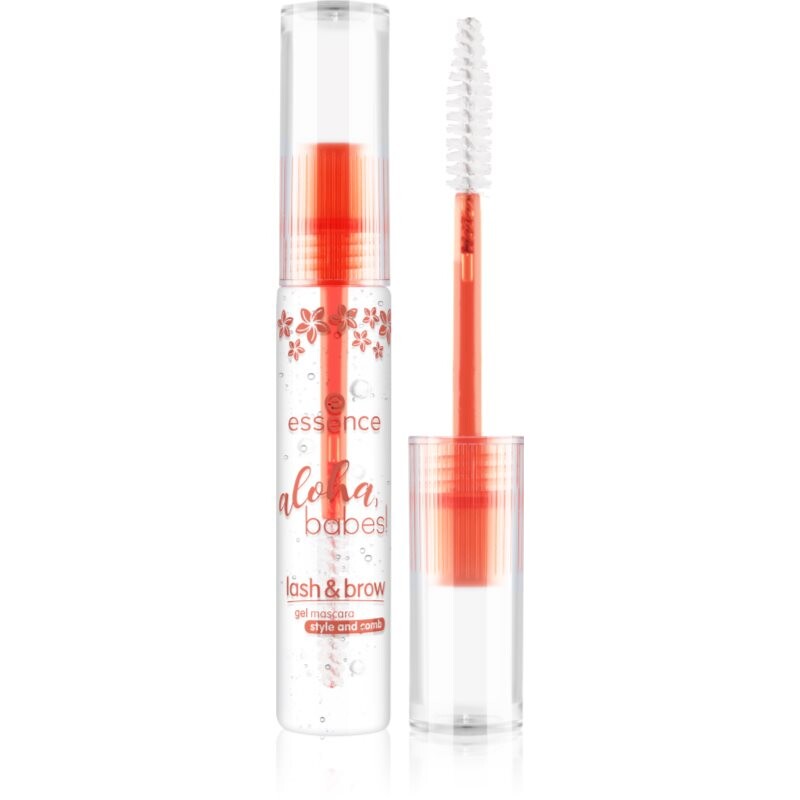 essence aloha, babes! gelová řasenka na řasy a obočí odstín 01 Ready, Sun-set, Go! 9 ml