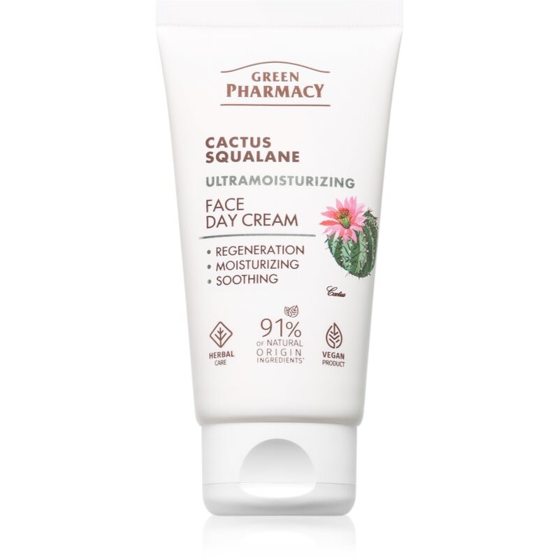 Green Pharmacy Cactus & Squalane Day Face Cream hydratační denní krém 50 ml