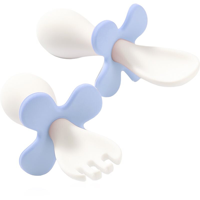 BabyOno Spoon and Fork 12m+ příbor s pouzdrem 1 ks