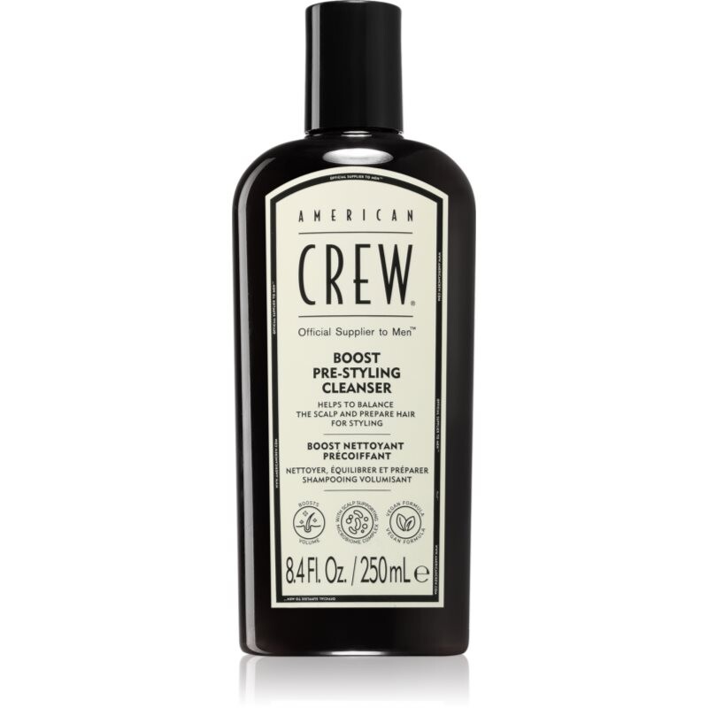 American Crew Boost Pre-styling Cleanser šampon pro jemné a zplihlé vlasy pro muže 250 ml