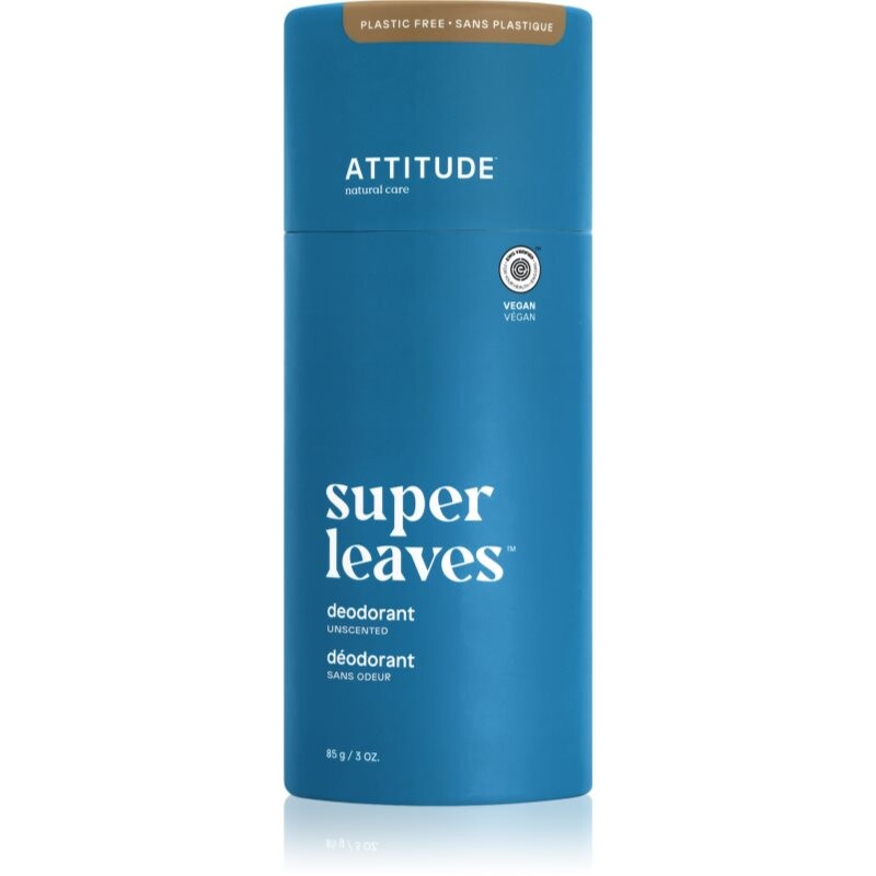 Attitude Super Leaves přírodní tuhý deodorant bez hliníku Fragrance-free 85 g