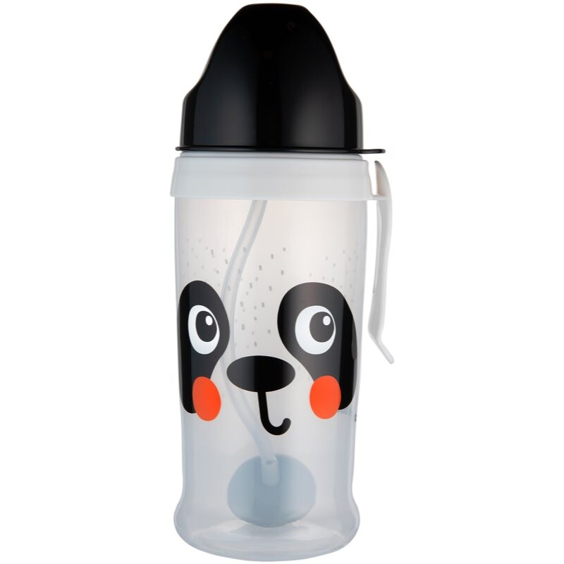 Canpol babies BabiesBoo Sport Cup sportovní láhev se závažím Panda 350 ml