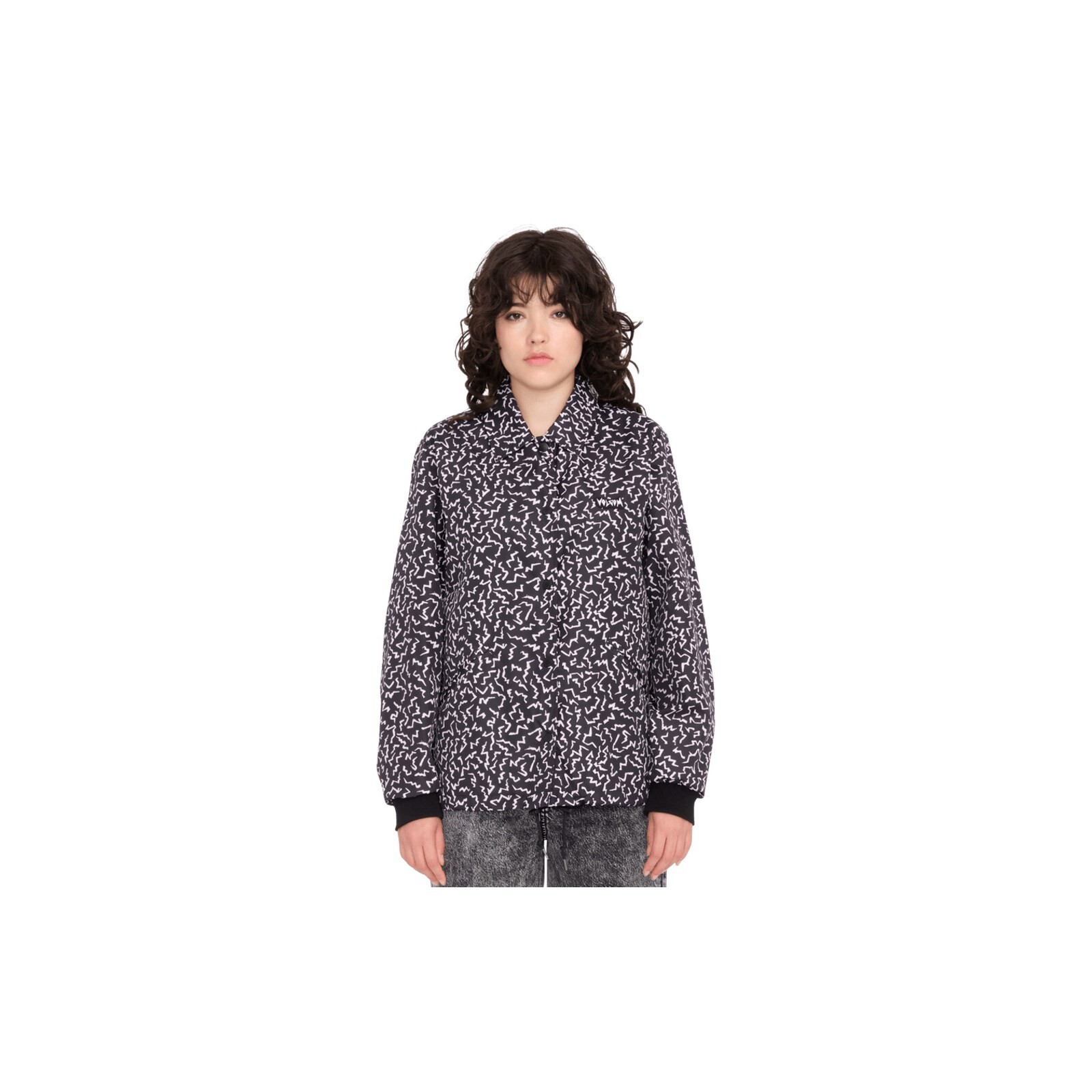 bunda VOLCOM - Surfpunk Coach Jkt (BLK)