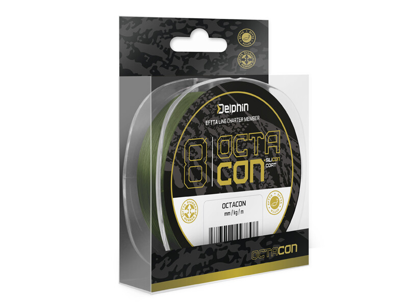 Delphin OctaCON / zelená-0,10mm 6,2kg 135m