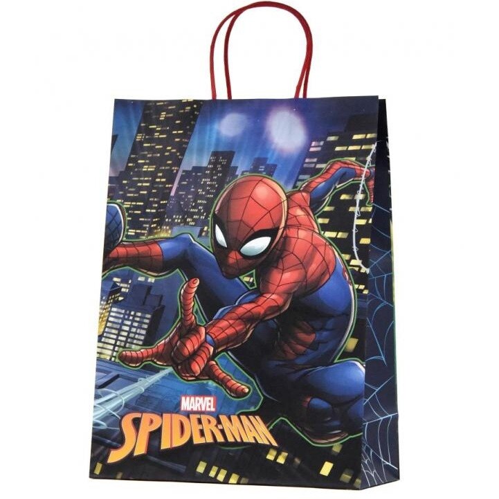Taška dárková disney spiderman 36 x 45 x12 cm