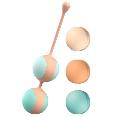 Kegelovy kuličky Liebe KEWOS peach/mint Liebe