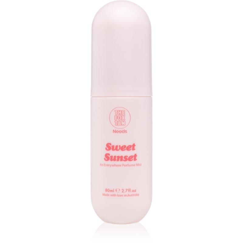 The Fox Tan Everywhere Parfume Mist Sweet Sunset parfémovaný tělový sprej pro ženy 80 ml