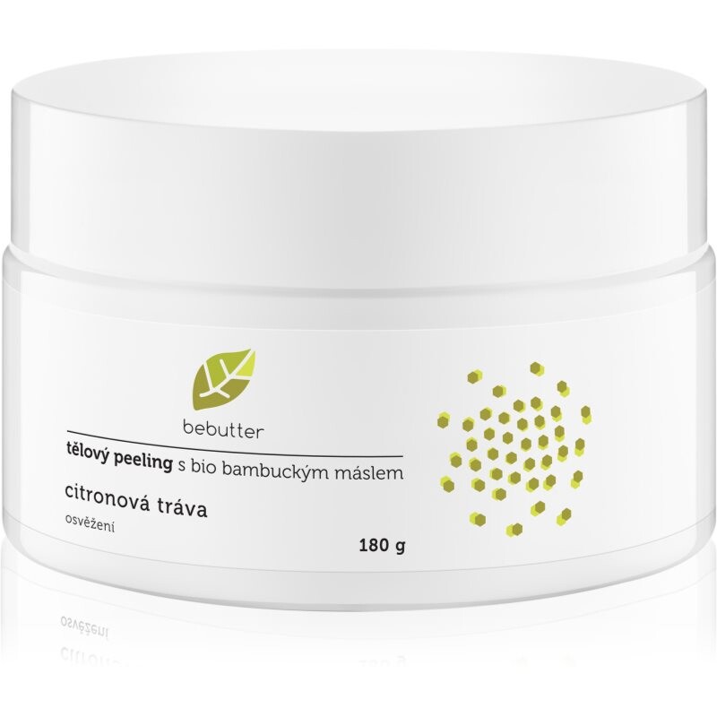 Bebutter tělový peeling Citrónová tráva tělový peeling 180 g