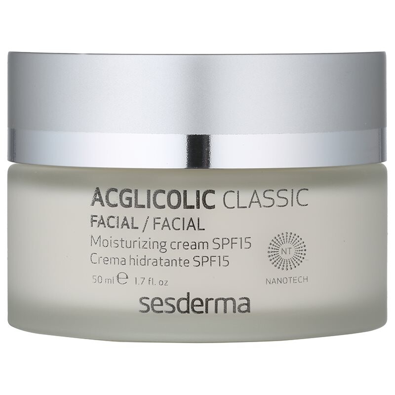 Sesderma Acglicolic Classic Facial omlazující hydratační krém SPF 15 50 ml
