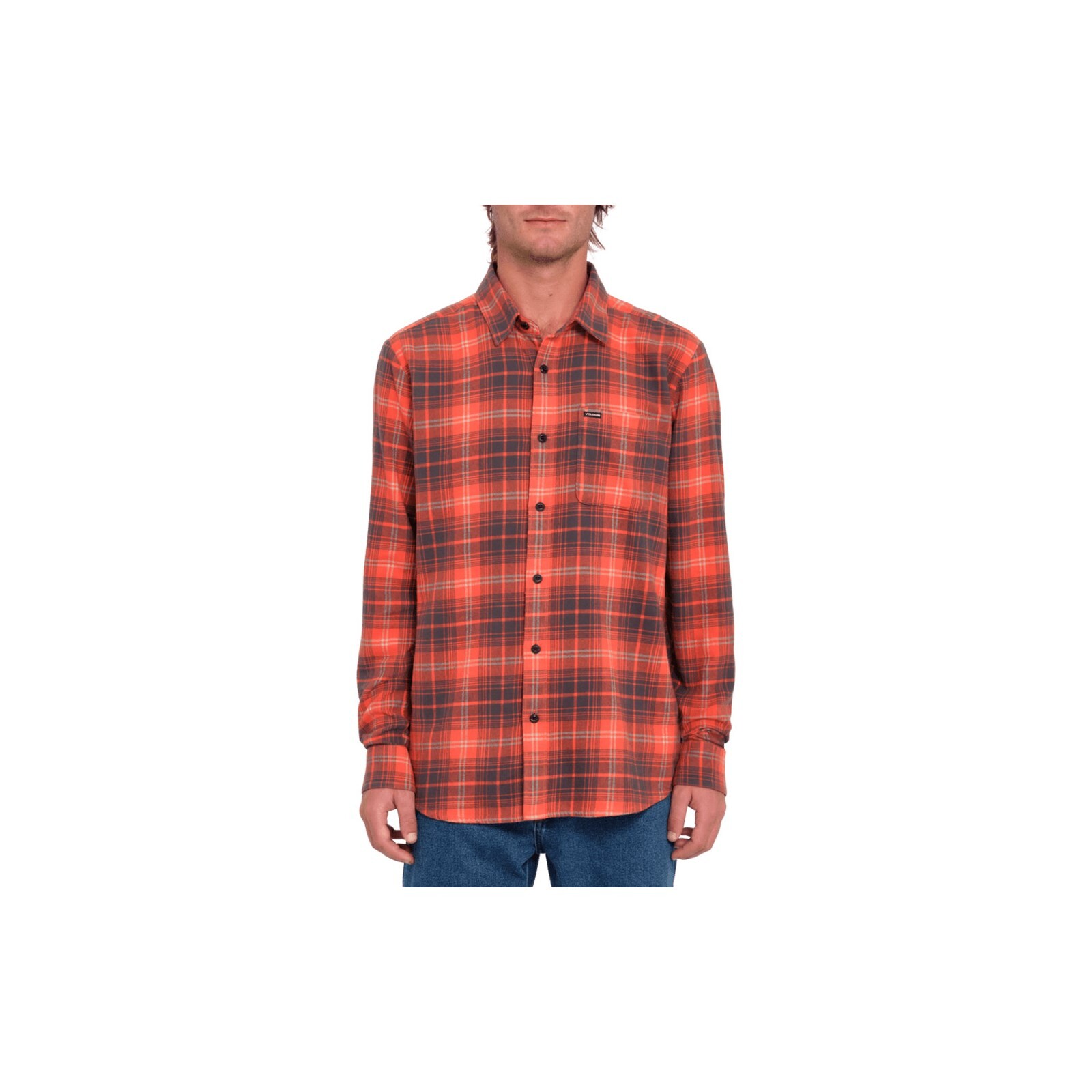 košile VOLCOM - Caden Plaid Ls (BRE)