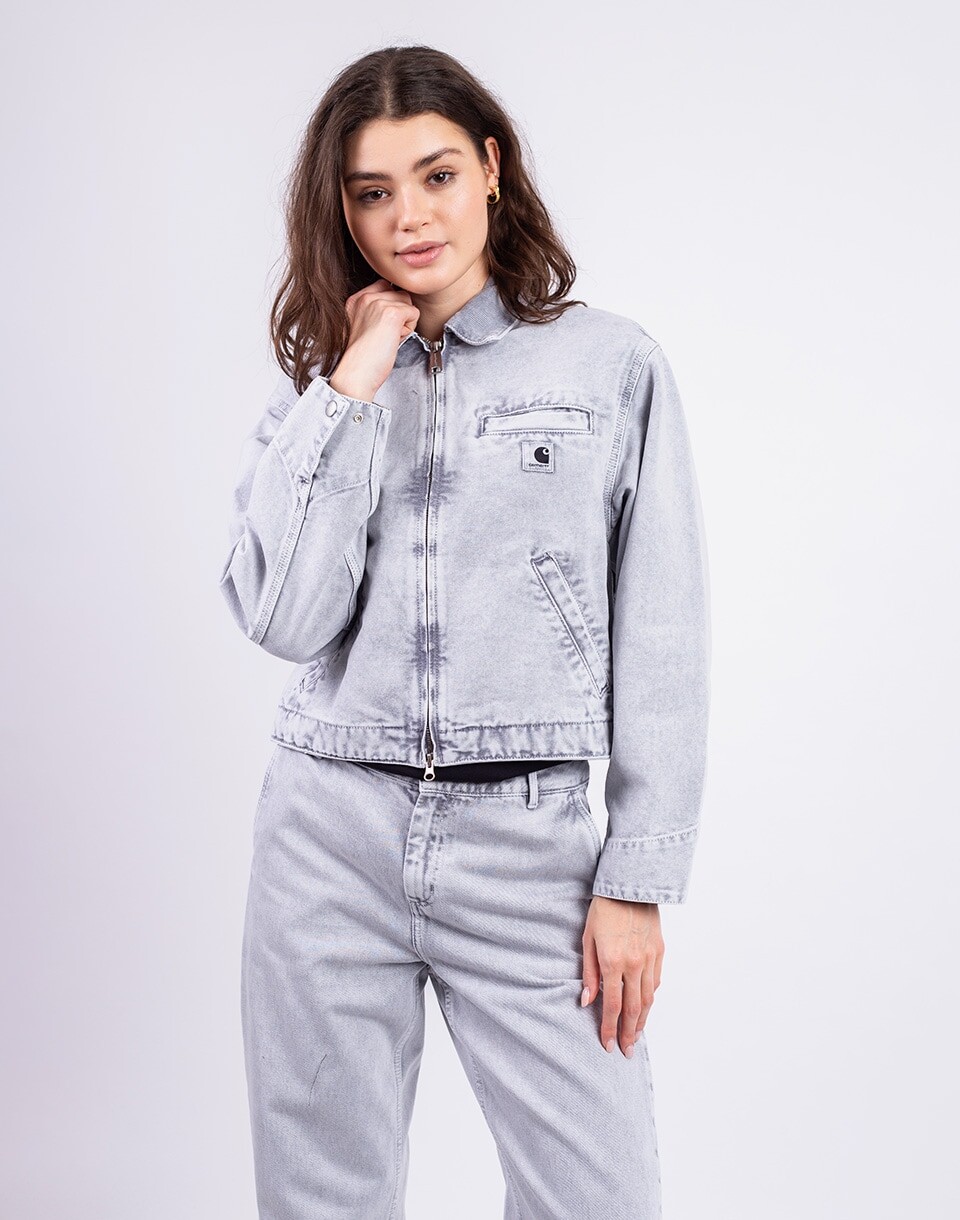 Carhartt WIP W' Emery Jacket Black/Black chalk wash XS