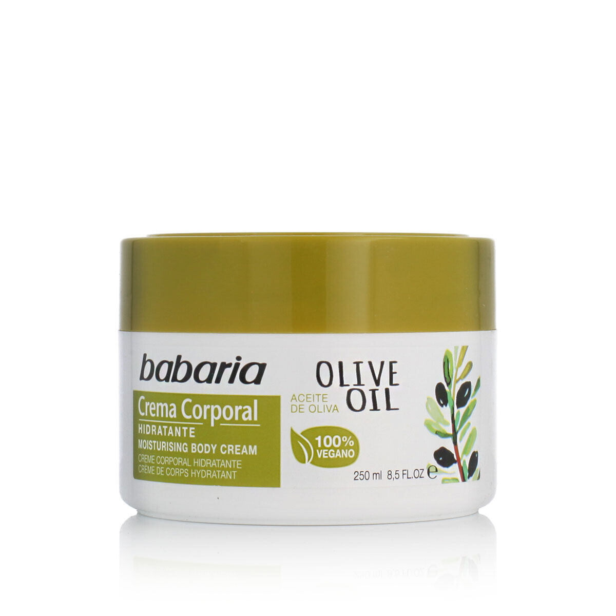 Babaria Olive Oil Moisturising Body Cream hydratační tělový krém 250 ml unisex