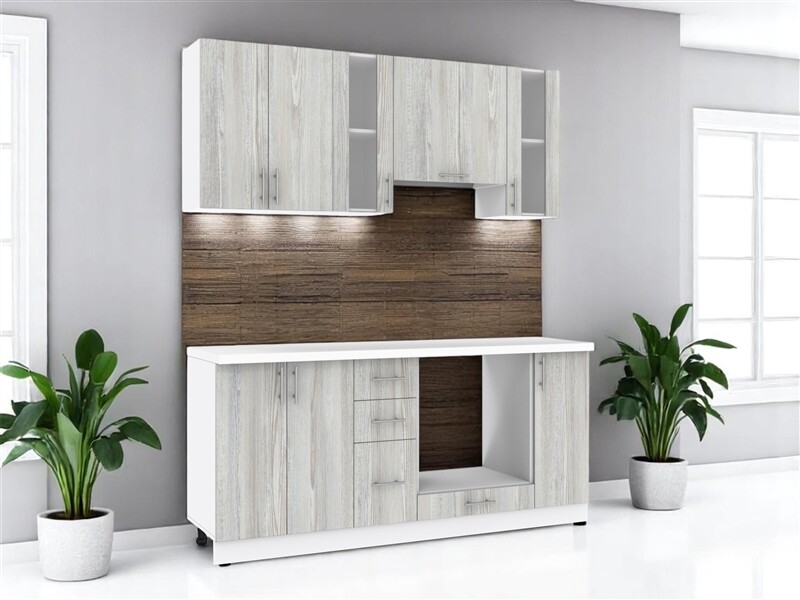 Kuchyně TILERO 180 cm, borovice Natty