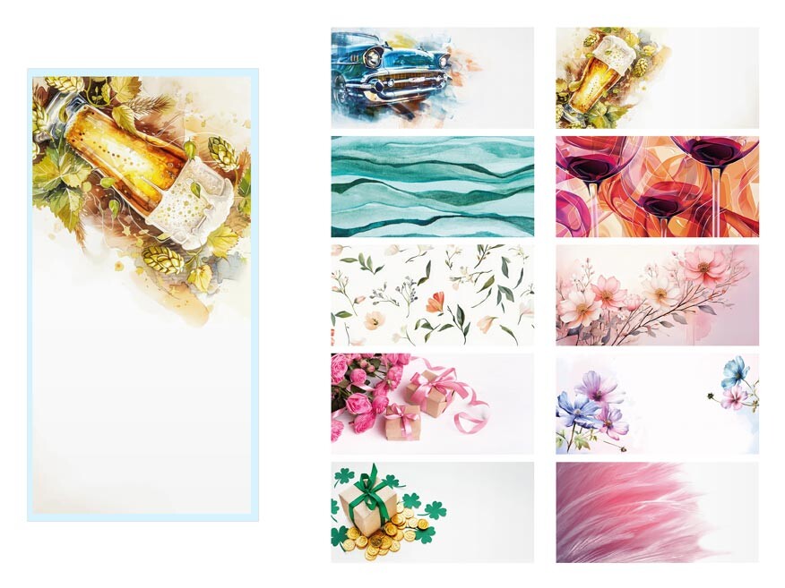 MFP 5550379 Dopisní obálka DL 170g/m2 barevná (mix)