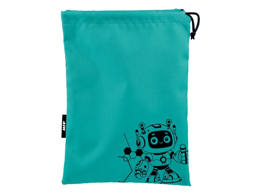 MFP 8040938 Sáček na přezůvky 27x36cm green