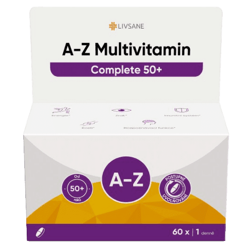 LIVSANE A-Z Multivitamin Complete 50+ tbl.60