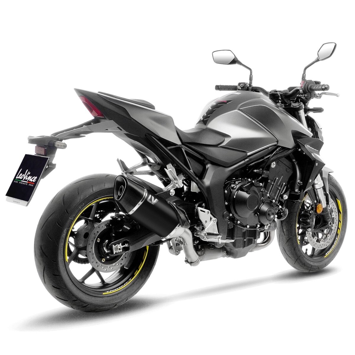 LeoVince LV-14 R Black Edition Slip-on Honda CB 1000 Hornet (25)