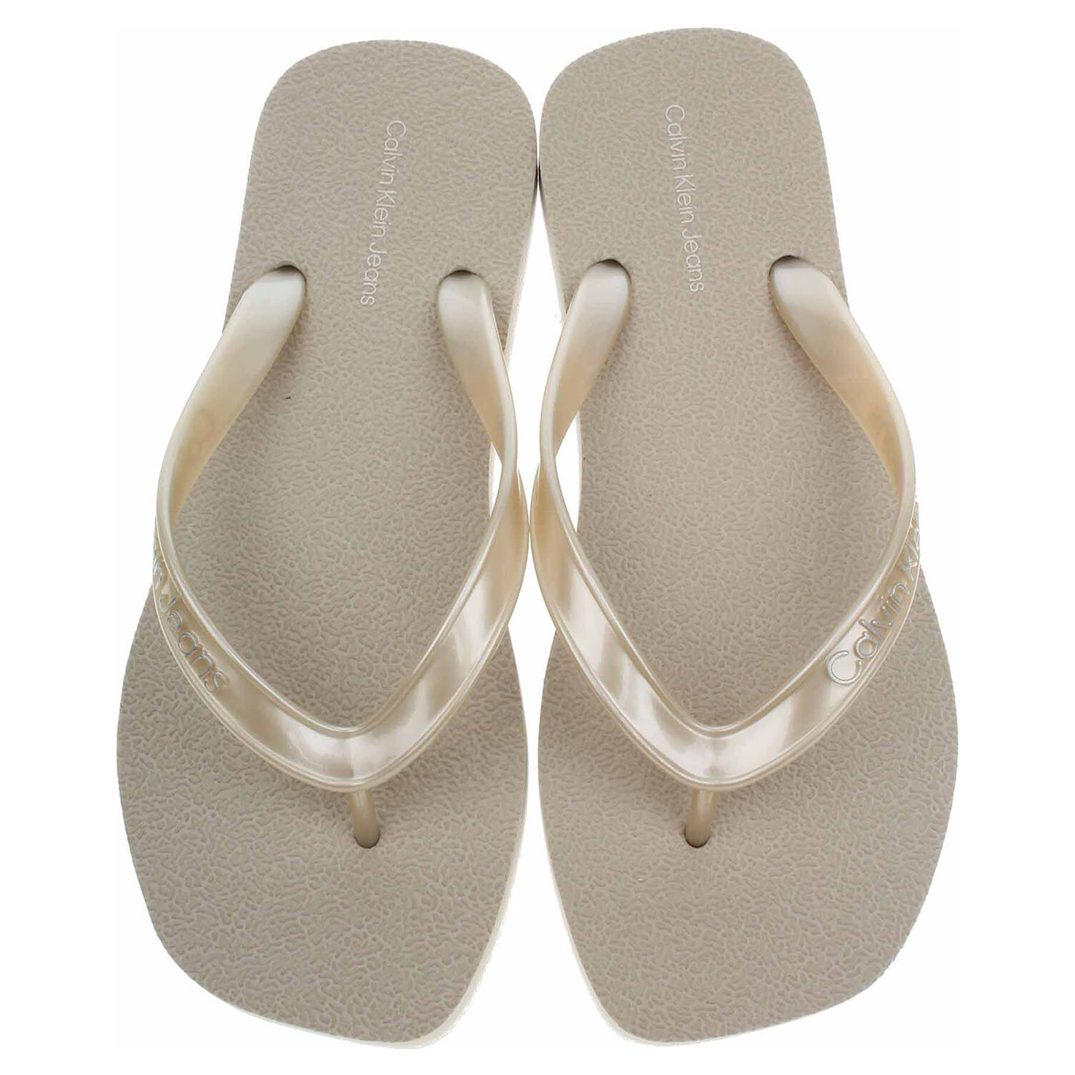 Ecco Calvin Klein dámské plážové YW0YW01720 ACF Eggshell-Bright White 23700553