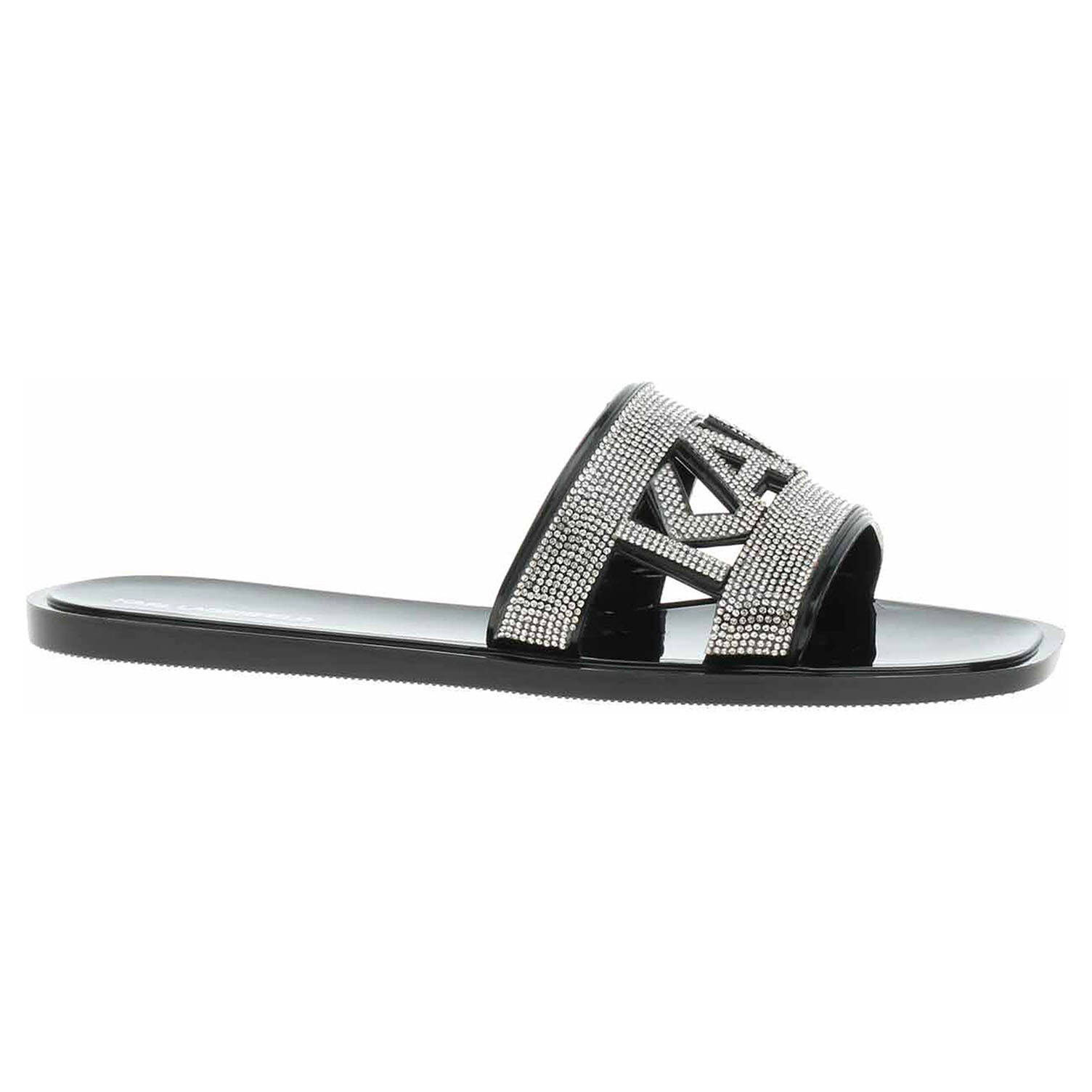 Ecco Dámské pantofle Karl Lagerfeld KL80005S V0S black rubber w-silver 23601296