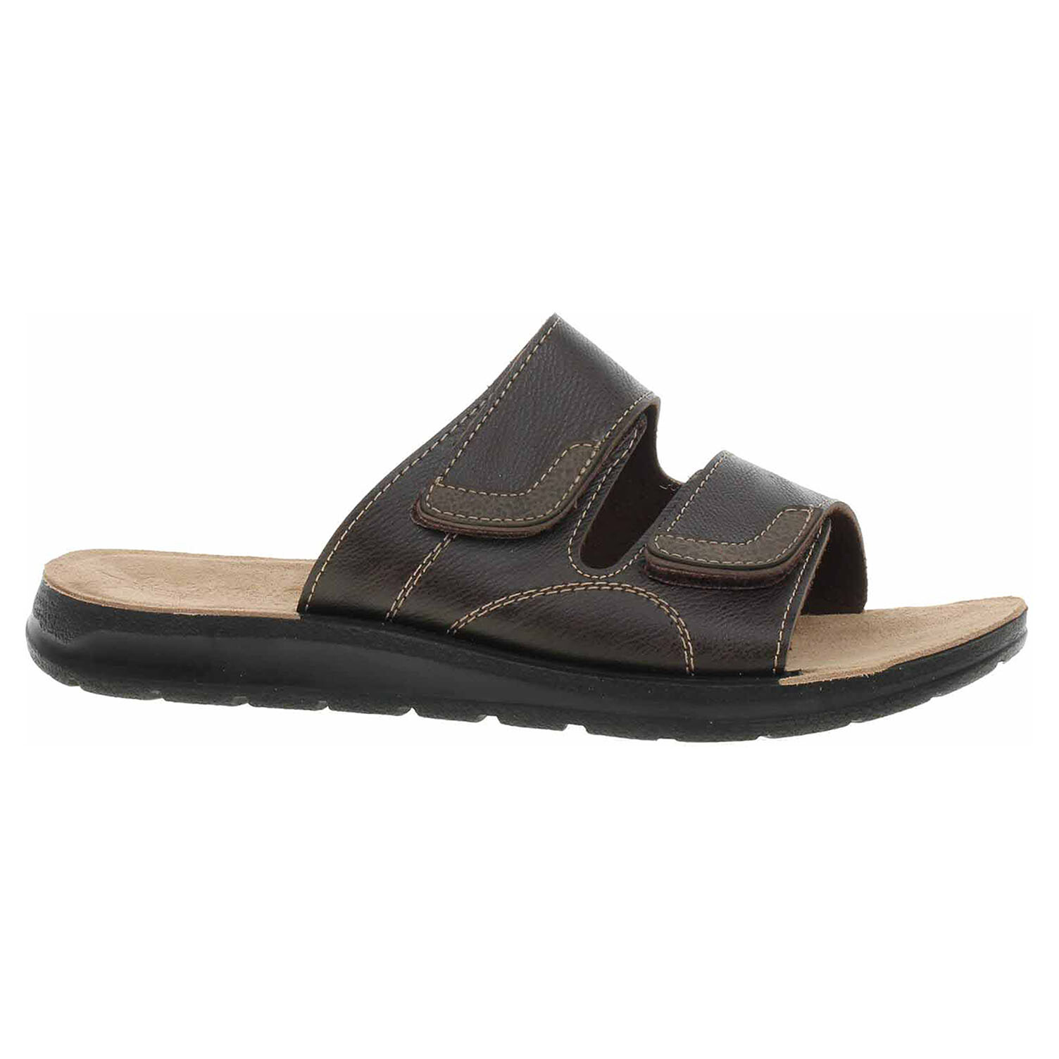 Ecco Pánské domácí pantofle Orto Med 2707-P440 hnědá 24800421