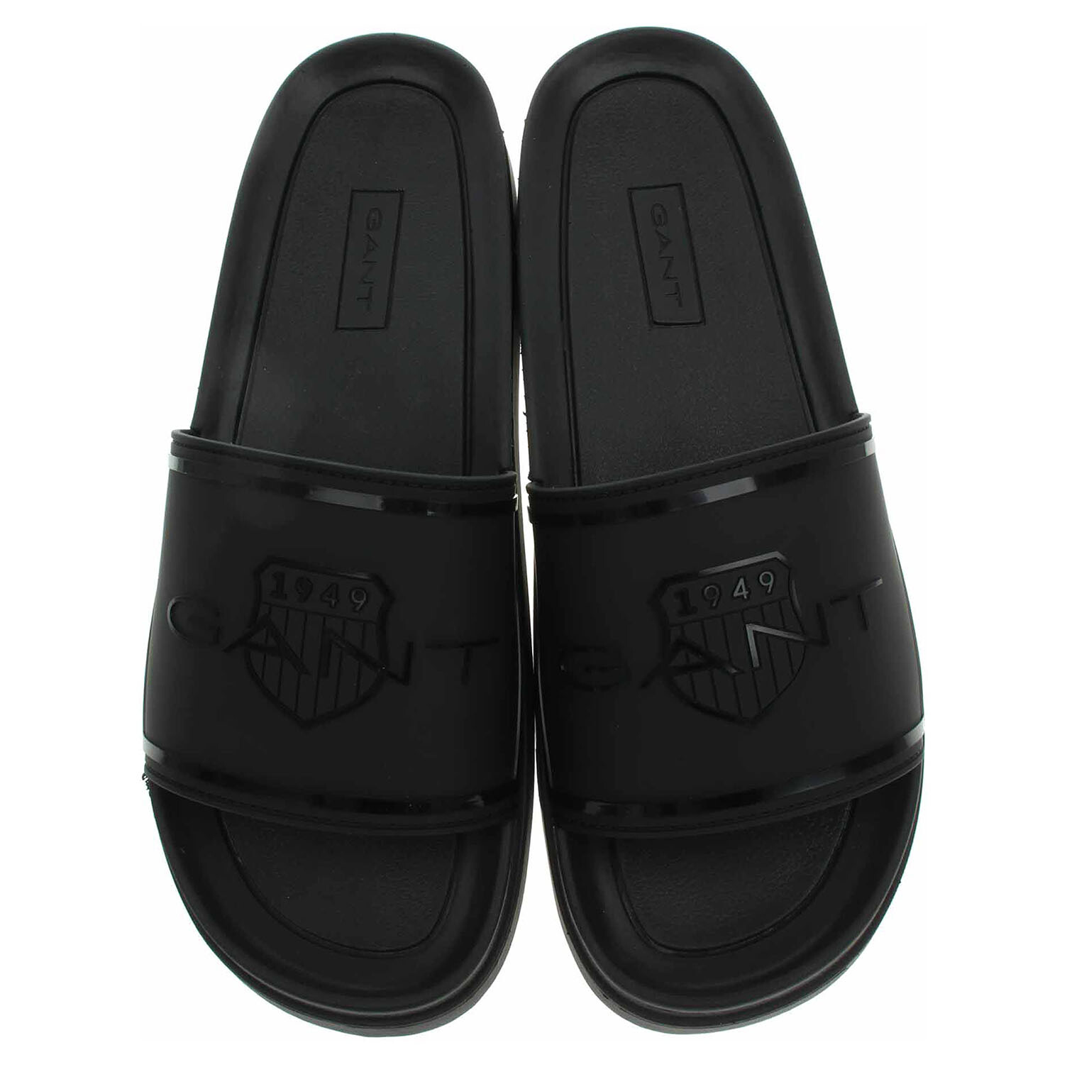 Ecco Pánské pantofle Gant plážové Pierbay 30639894 G00 black 24500260