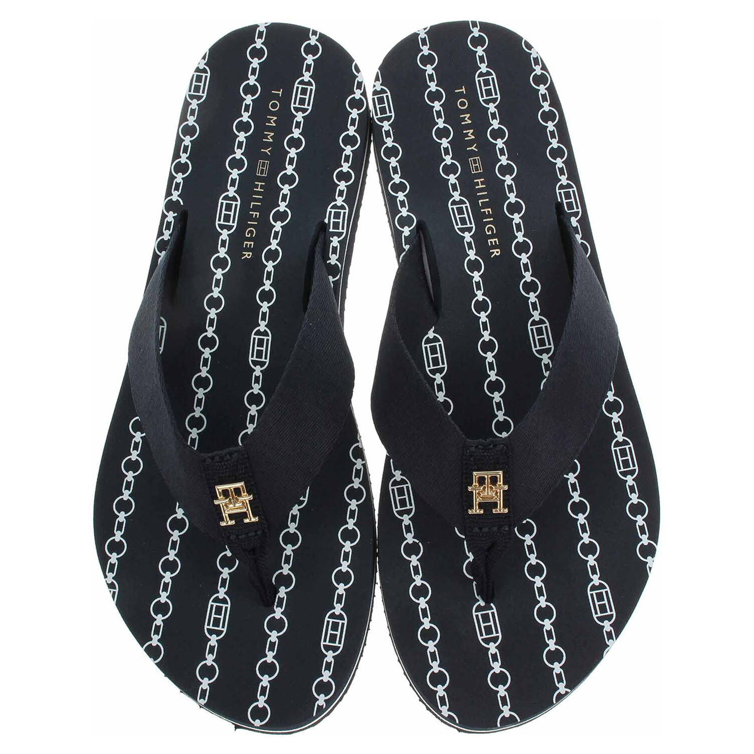 Ecco Tommy Hilfiger dámské plážové FW0FW08514 DW6 Space Blue 23700556