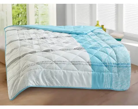 Letní přikrývka Sommer 140x200 cm, modro-bílá