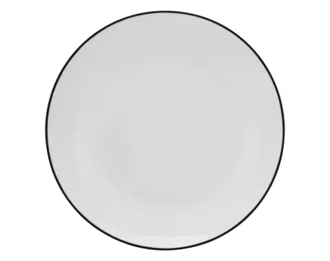 Dezertní talíř Luna Black Line 20 cm, bílý