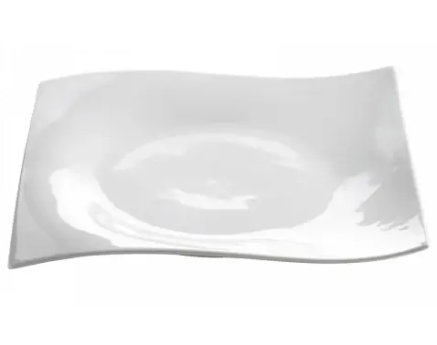 Mělký talíř Motion 27 cm, bílý