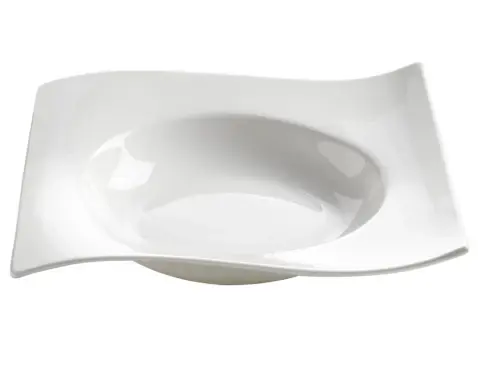 Hluboký talíř Motion 22 cm, bílý