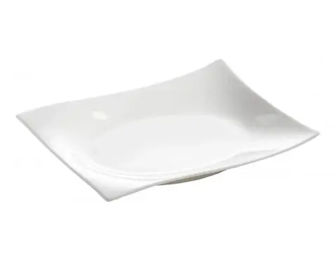 Servírovací podnos/talíř Motion 20x15 cm, bílý
