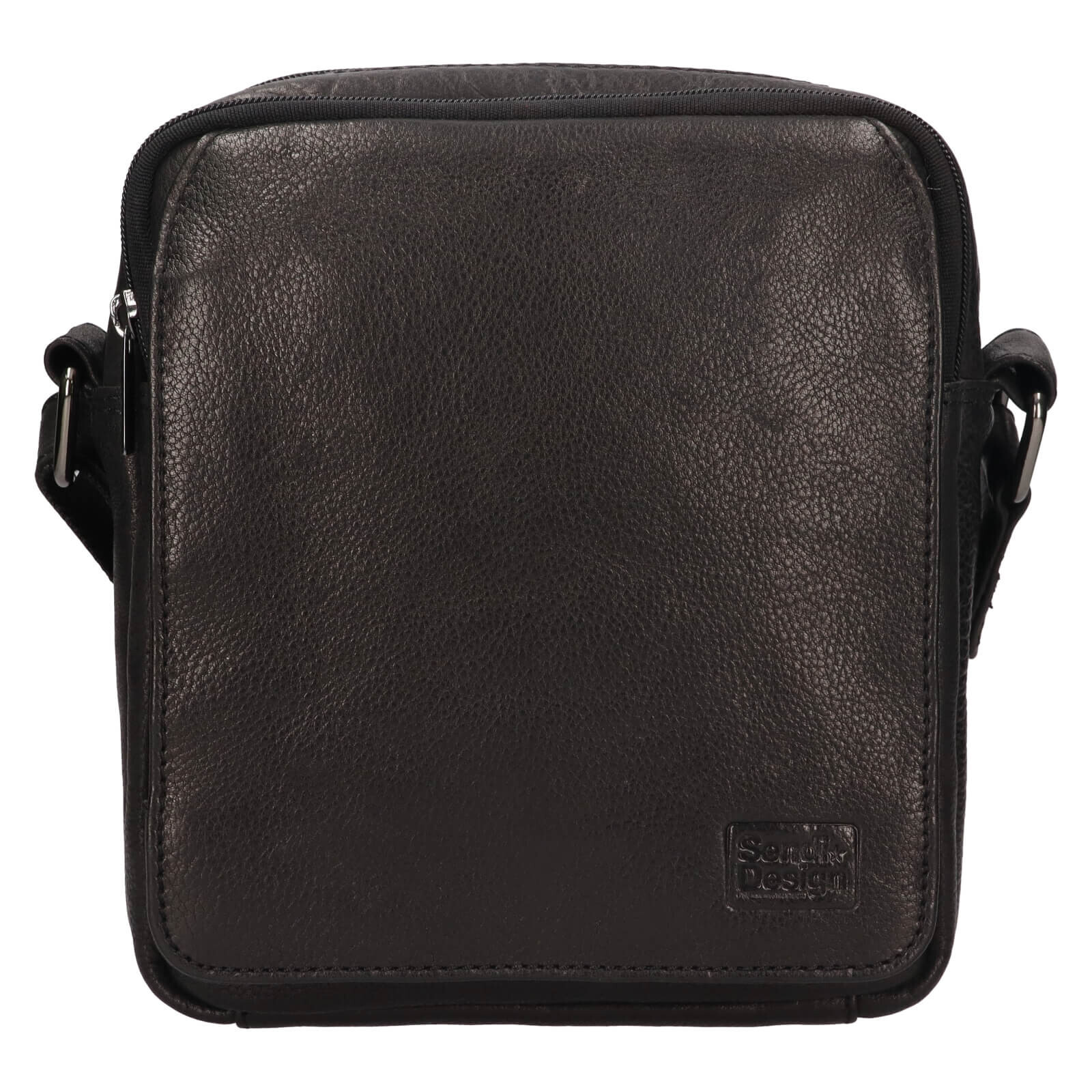 Pánská kožená taška přes rameno SendiDesign Bonny - černá