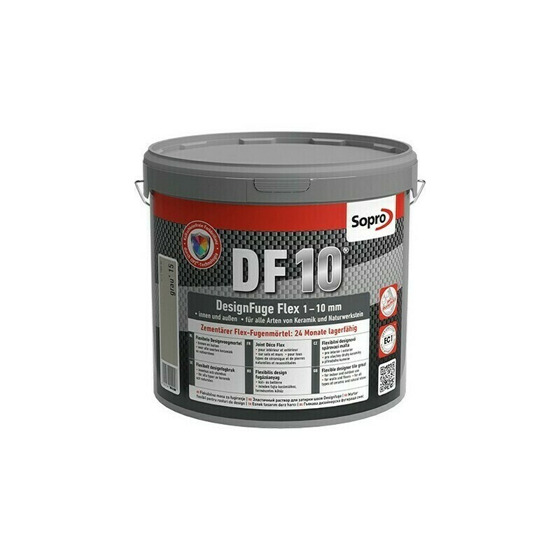 Hmota spárovací Sopro DF 10 světle šedá 1 kg