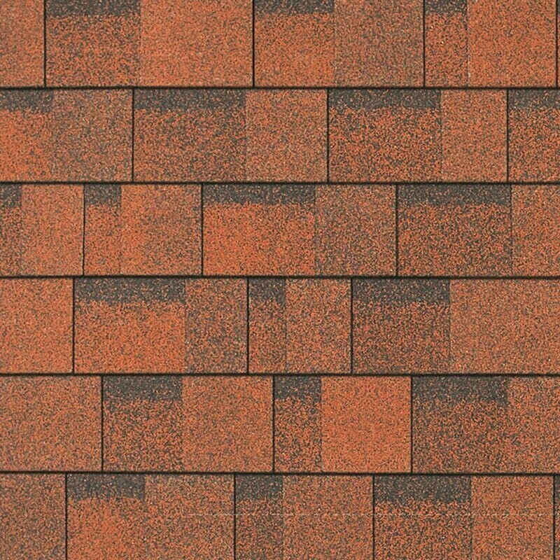 Šindel asfaltový IKO Cambridge Xtreme 9,5 ° 55 Riviera red 2,17 m2