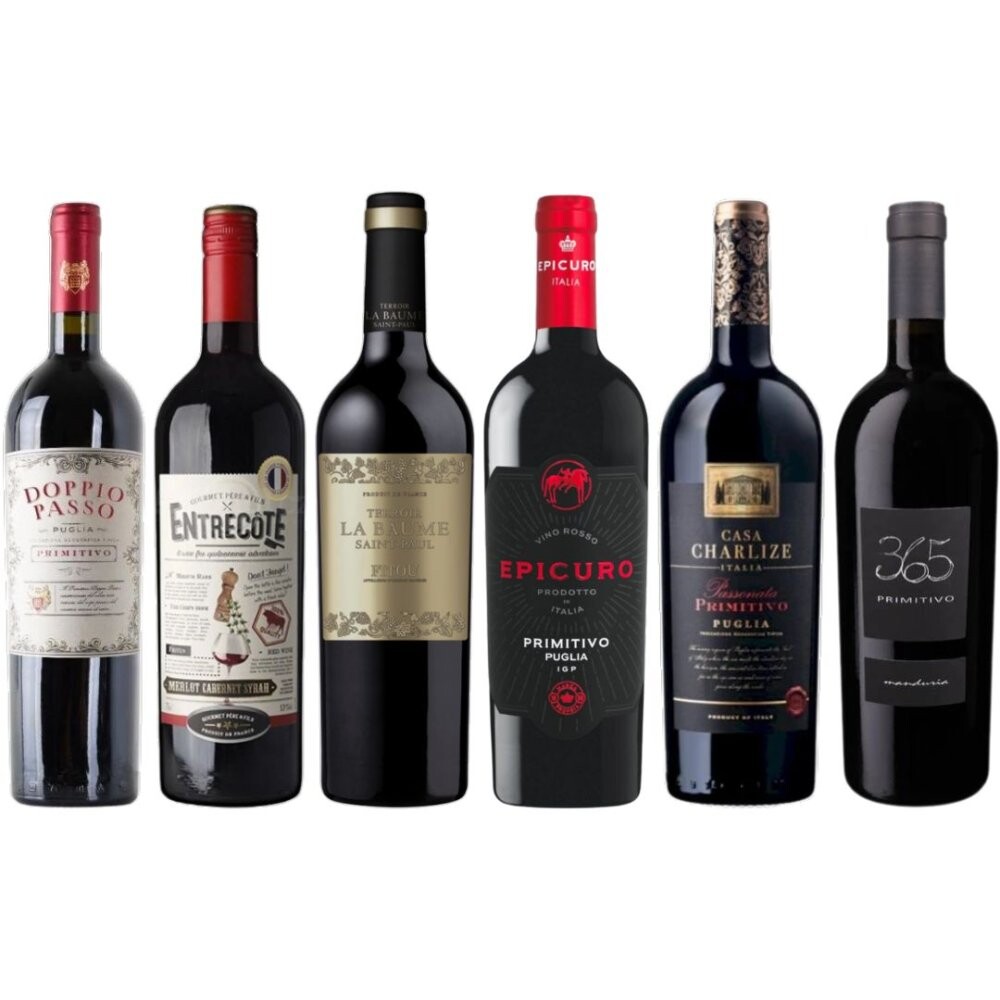 Set Top Červených Vín 6×0,75l