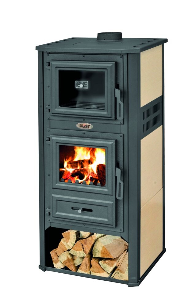 BLIST krbová kamna ROMA G s troubou - krémová (II. jakost)